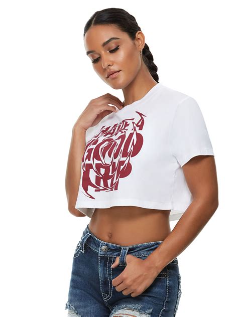 crop top graphic tees.